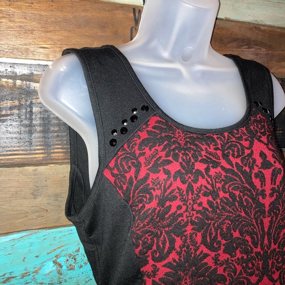 Maurices Textured Scroll Gothic Top M - Picture 6 of 14